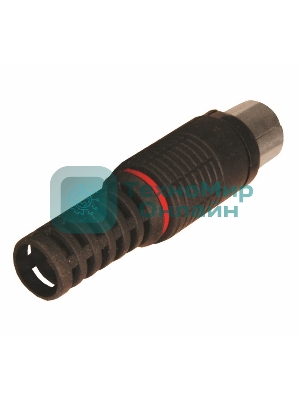 Разъем PROconnect гнездо TV без пайки черный