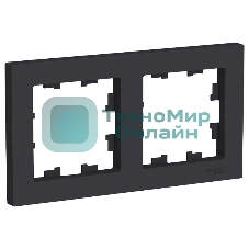 Рамка 2-м AtlasDesign универс. карбон SchE ATN001002