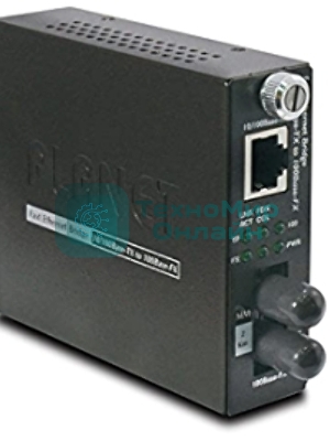 Медиаконвертер PLANET Technology FST-801 10/100Base-TX to 100Base-FX (ST) Smart Media Converter