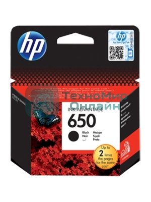 Картридж струйный HP 650 CZ101AE черный для HP DJ IA 2515