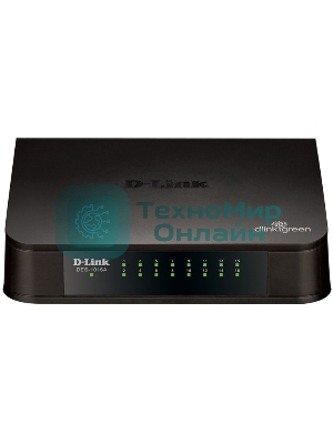 Коммутатор неуправляемый с 16 портами D-Link DES-1016A/E2A 10/100Base-TX и функцией энергосбережения