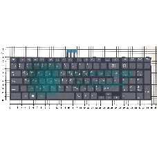 Клавиатура для ноутбука Toshiba S50-A черная вертикальный Enter