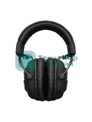 Гарнитура Logitech G PRO X чёрный, беспроводная, USB, подвижный микрофон, отсоединяемый кабель 2 м