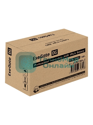 Аккумуляторная батарея ExeGate DTM 1265L (12V 65Ah, болт М6)