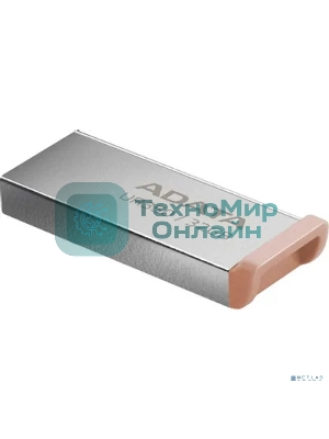 Флешка USB ADATA UR350 (UR350-32G-RSR/BG), 32G, USB 3.2, R/W 100/15, серебристый/коричневый