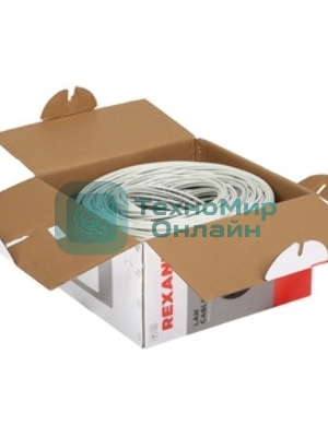 Кабель UTP Rexant 2х2х24AWG кат.5е медь 305м (м)