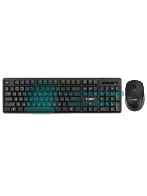 Комплект клавиатура+мышь Fusion GKIT-752 беспроводной, USB, 1000 DPI, чёрный