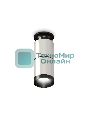 Светильник Ambrella Light XS6305080 PSL/PBK серебро полированное/черный полированный MR16 GU5.3 (N6902, C6305, A2061, N6131)