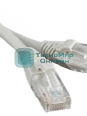 Патч-корд LANMASTER UTP LAN-PC45/U5E-3.0-GY вилка RJ-45-вилка RJ-45 cat.5е 3м серый LSZH (уп.:1шт)
