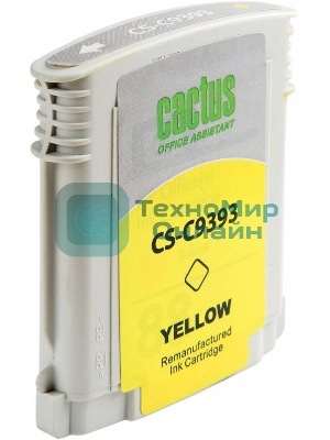 Картридж струйный Cactus CS-C9393 желтый для №88 HP Officejet Pro K550 (29мл)