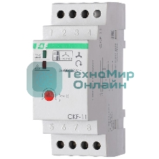 Реле контроля фаз для сетей с изолированной нейтралью CKF-11 (монтаж на DIN-рейке 35мм; регулировка задержки отключения; контроль чередования фаз; 3х400В 8А 1Z 1R IP20)(аналог ЕЛ-11Е) F&F EA04.004.003