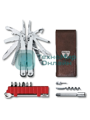 Мультитул Victorinox SwissTool Spirit X (3.0236.L) 105мм 36функц. серебристый подар.коробка