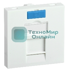 Вставка IEK ITK 45х45мм для 1 мод. Keystone Jack с маркером