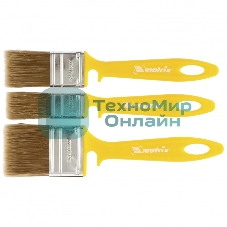 Набор кистей Matrix для лаков, 25 мм, 35 мм, 50 мм, искусственная щетина, пластиковая рукоятка