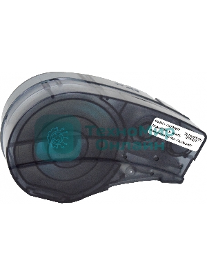 Картридж ленточный Cactus CS-M21-750595WT черный шрифт, белый фон (19.1 мм, 6.4 м) для Brady BMP21-PLUS, BMP21-LAB