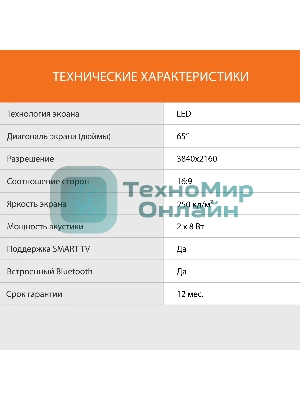 Телевизор SunWind 65