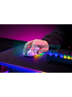 Мышь беспроводная/проводная Razer Basilisk V3 Pro 35K белый, 35000 dpi, радиоканал, Bluetooth, USB, кнопки - 11