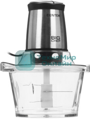 Измельчитель Centek CT-1394, стационарный, серебристый