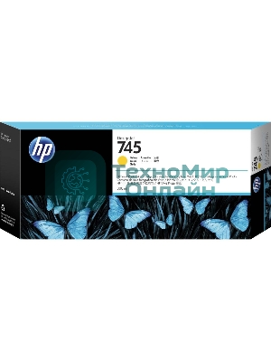 Картридж струйный HP 745 300мл желтый Ink Cartridge