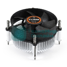 Кулер для процессора ExeGate EK-11508 серебристый/черный, 90 мм, алюминий, 2200 об/мин, 22 дБ, 3 pin, 75 Вт, 60 мм