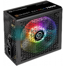 Блок питания Thermaltake Smart PS-SPR-0750NHSABE-1, 750Вт, 80 PLUS Bronze, 120мм, черный