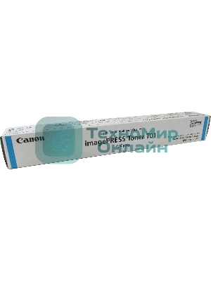 Тонер лазерный Canon TONER T01 голубой (59 500 стр.) для Canon imagePRESS C710, C810, C910