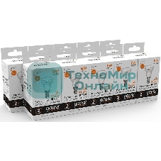 Лампа светодиодная Gauss Elementary 63116 6Вт цок.: E14 рефлек. 220B 3000K св. свеч. бел. теп. (упак.: 10 шт)