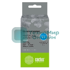 Картридж ленточный Cactus CS-M21-500595WT черный шрифт, белый фон (12.7 мм, 6.4 м) для Brady BMP21-PLUS, BMP21-LAB