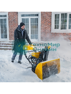 Бензиновая снегоуборочная машина SBL 711DT PRO, 420cc, гусеницы, эл.старт, блок. дифф. Denzel