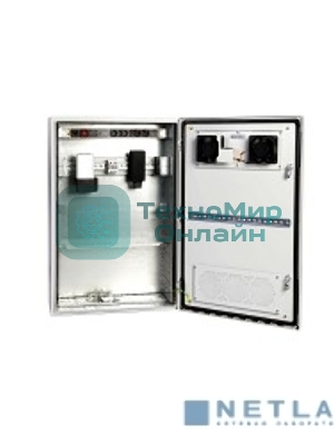 Шкаф уличный всепогодный настен. 6U (600х500), передняя дверь вент. (ШТВ-Н-6.6.5-4ААА)