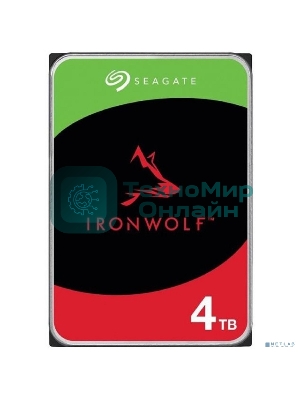 Жесткий диск Seagate 4Tb Ironwolf (ST4000VN006) SATA 6.0Gb/s, 5400 rpm, 256mb buffer, 3.5