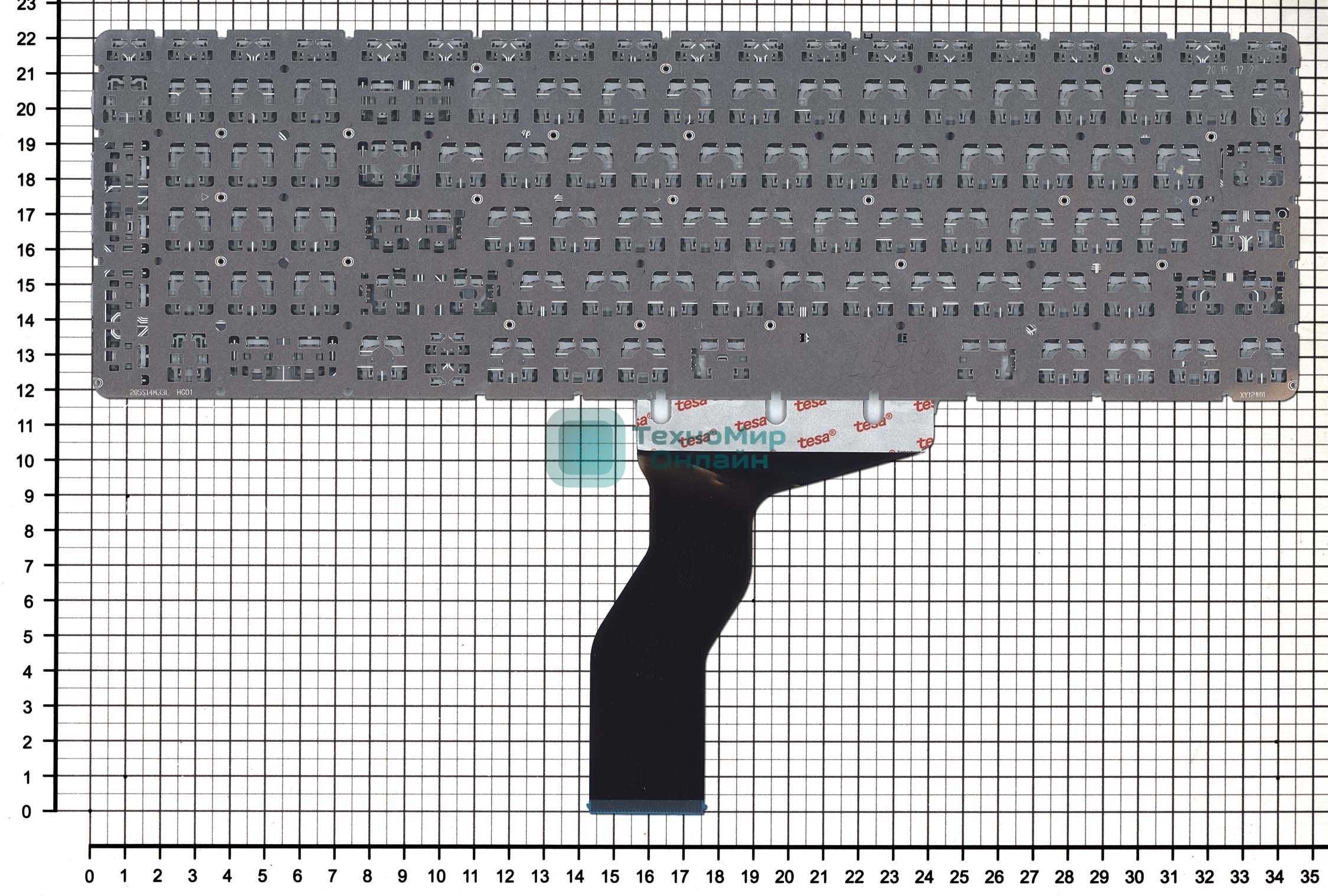 Клавиатура для ноутбука HP Pavilion 15-ab 15-ab000 15z-ab100 черная с белой подсветкой