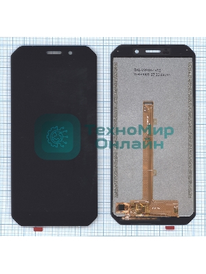 Дисплей для Doogee S51 в сборе с тачскрином черный