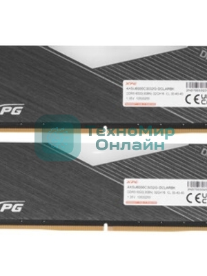 Оперативная память XPG Lancer, DDR5, 64GB (2x32GB), 6000MHz, CL30, DIMM, с радиаторами, черный