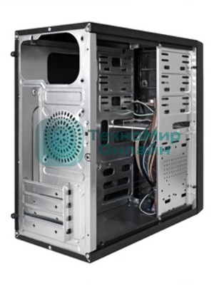 Компьютерный корпус ExeGate EX284029RUS Minitower BA-203U Black, mATX, (AA450, 80мм), 2хUSB+1хUSB 3.0, Audio