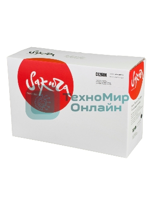 Картридж лазерный Sakura CE260X для HP Color LaserJet CP4020/4025/4520/4525, черный, 17000 к.