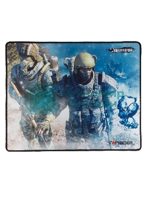 Коврик для мыши Гарнизон GMP-200, игровой, дизайн- игра Survarium, ткань/резина, размеры 437 x 350 x 3 мм