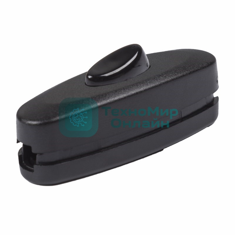 Выключатель кнопочный Rexant 250V 2А ON-OFF на электропровод (для настольной лампы)