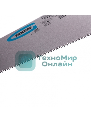 Ножовка Gross 24101 по дереву piranha 500мм 7-8 tpi зуб - 3d каленый зуб двухкомпонентная рукоять