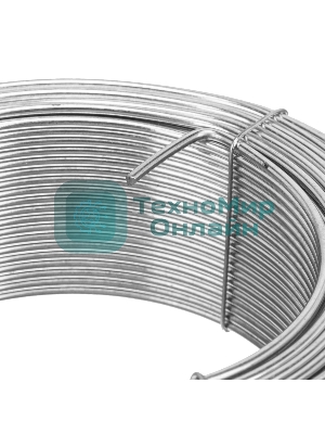 Проволока стальная Сибртех, оцинкованная 2,0 мм, длина 50 м