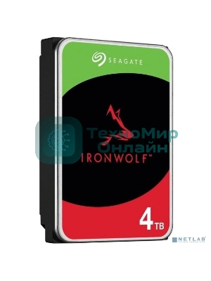 Жесткий диск Seagate 4Tb Ironwolf (ST4000VN006) SATA 6.0Gb/s, 5400 rpm, 256mb buffer, 3.5