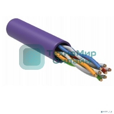 Витая пара ITK LC1-C5E04-126 U/UTP кат.5E 4x2x24AWG LSZH фиолетовый (305м)