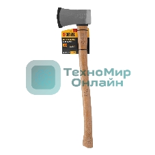 Топор кованый Denzel 1360 г, американский тип, буковая рукоятка, 700 мм, EFP