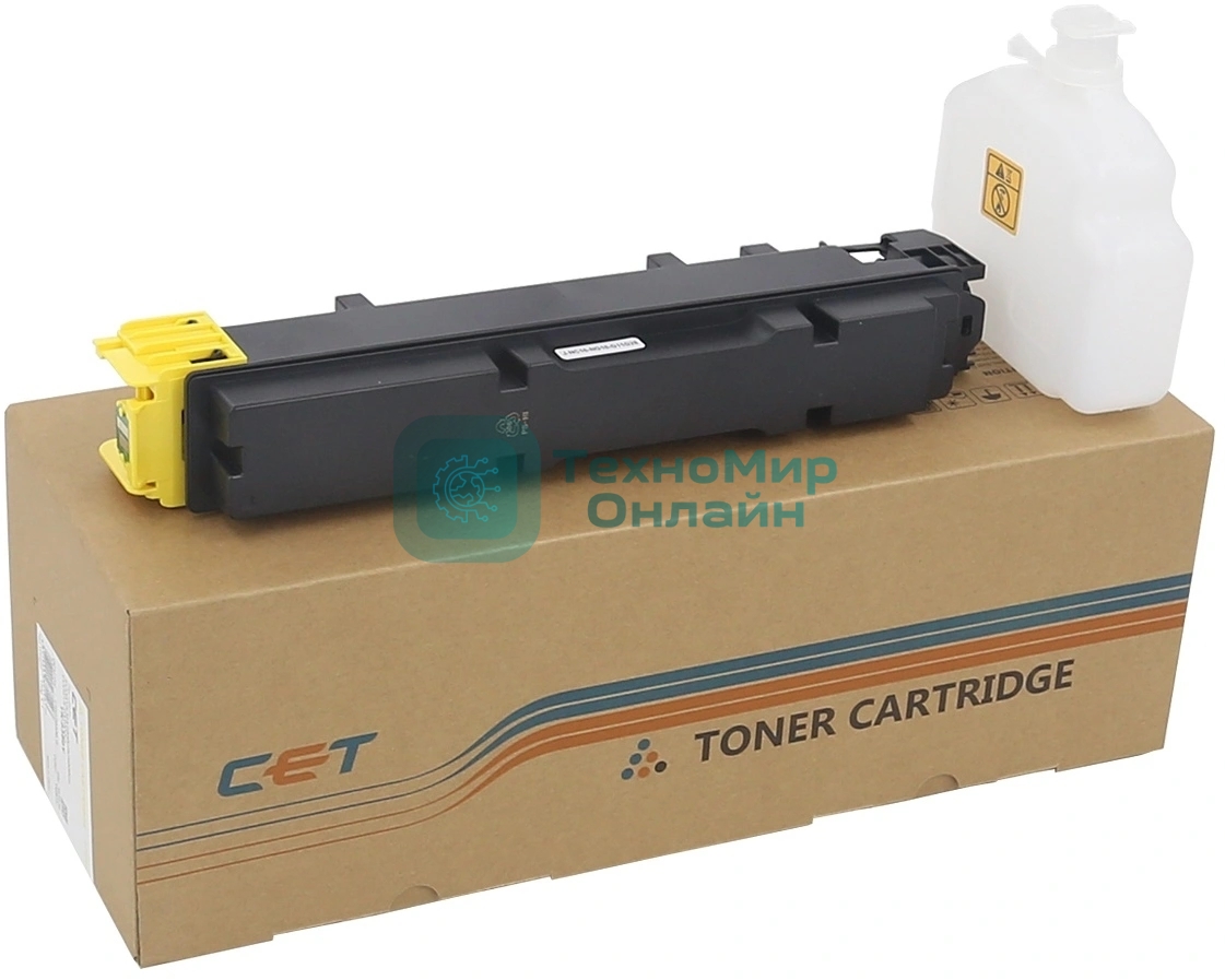 Картридж лазерный CET (PK210) TK-5380Y для Kyocera ECOSYS MA4000cifx/4000cix/PA4000cx желтый, 110г, 10000 стр.