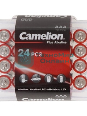 Батарейка Camelion LR03 Plus Alkaline PB-24 1.5В 7615
