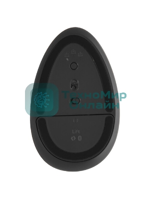 Мышь беспроводная Logitech Lift графитовый, 4000 dpi, радиоканал, Bluetooth, USB, кнопки - 6