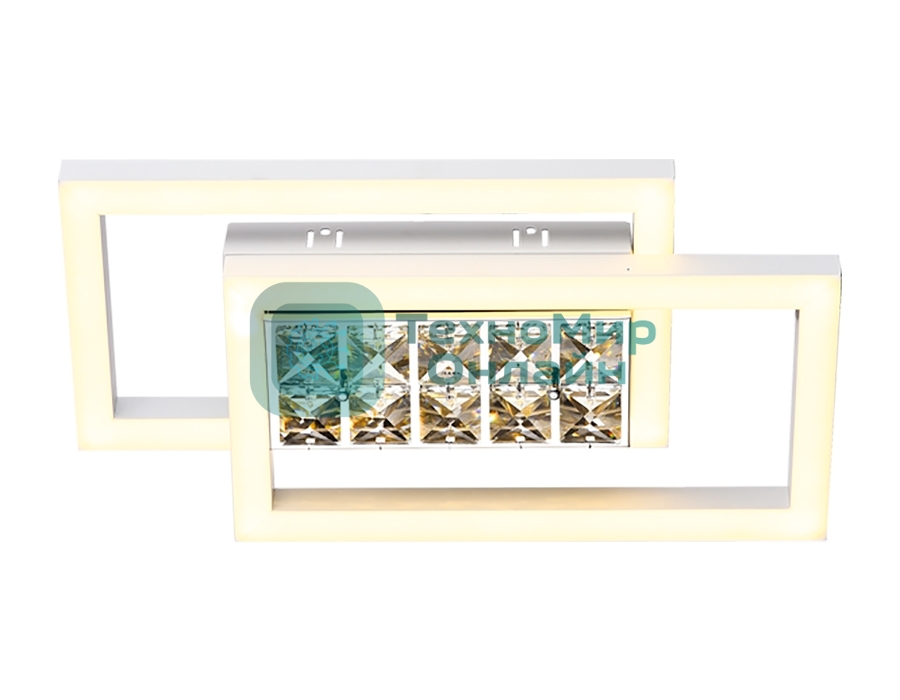 Настенно-потолочный светодиодный светильник Ambrella light FA107 WH белый 15W 3000K 380*200*85 (Без ПДУ)