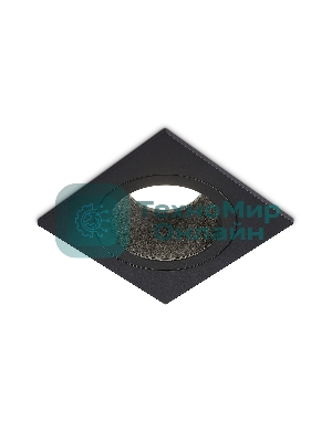 Встраиваемый точечный светильник Ambrella light TN102828 BK/BK черный/черный GU5.3 92*92*50