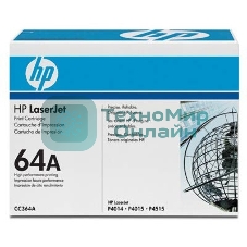 Картридж лазерный HP CC364A черный LJ P4014/4015/4515 (10000 стр.)