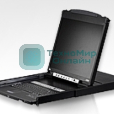 КВМ-консоль ATEN 16P Dual RAIL LCD KVMP SWITCH 19INCH